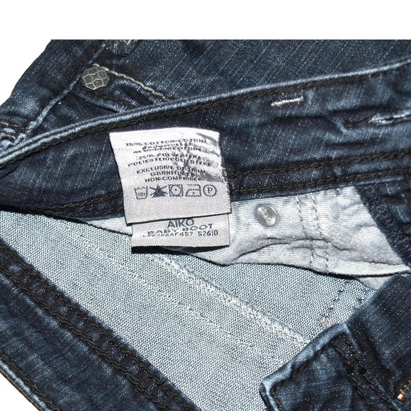 Silver Jeans - AIKO BABY BOOT Women's Blue Denim SAF457 - 28X28 - Picture 11 of 16